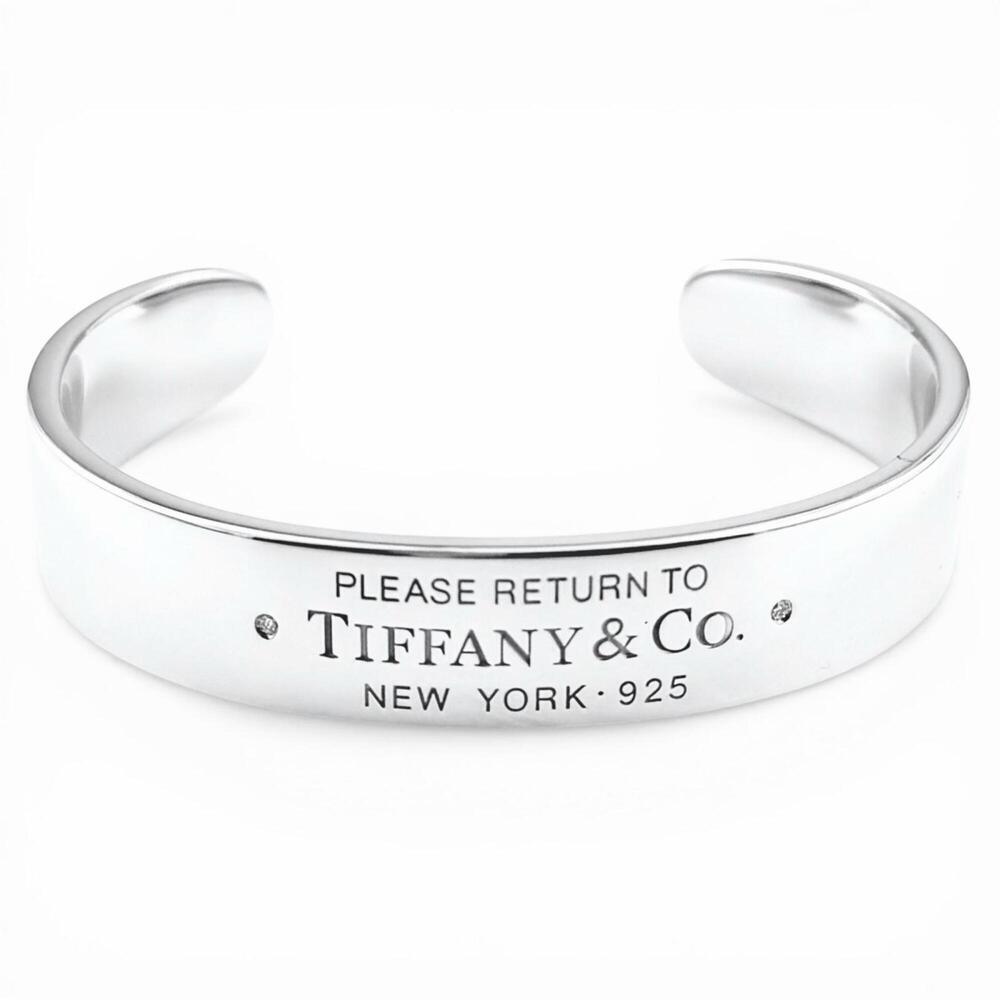 TIFFANY Silver Diamond Bracelet